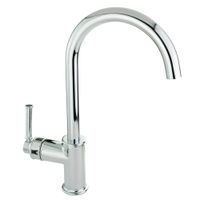 Товар: CUCINA ERMITAGE MINI См-ль д/кухни моноком., ручка сбоку латунь, хром 31483 - фото 2 CUCINA ERMITAGE MINI См-ль д/кухни моноком., ручка сбоку латунь, хром 31483 — фото 2, Смесители для кухни