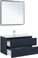 Тумба с раковиной Aquanet Вега 2.0 90 2 ящ. цв.маренго (раковина Ирис) арт-00344740 — фото 14, Тумбы с раковиной