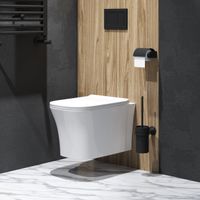 Унитаз подвесной Grossman Style (485х355х350) безободковый,белый с тонкой крышкой,микролифт,1 место арт-GR-4474S — фото 4, Подвесные унитазы