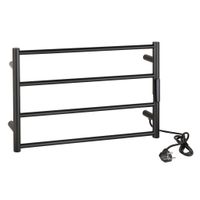 Товар: Электрический полотенцесушитель мини 560x370x90 мм, 63W, нержавеющая сталь, черный 704151080 - фото 1 Электрический полотенцесушитель мини 560x370x90 мм, 63W, нержавеющая сталь, черный 704151080 — фото 1, Электрические полотенцесушители