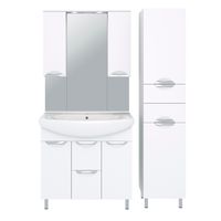 Тумба напольная ELEGANSE 85 /хром/ AQUA DE MARCO 2085CELE — фото 3, Тумбы под раковину