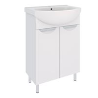 Тумба напольная с умывальником ELEGANSE 60 /хром/ AQUA DE MARCO 5060CELE — фото 2, Тумбы с раковиной