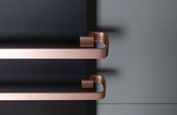 Полотенцесушитель электрический Allen Brau Infinity 120x44 с рейлингом 2.0 и креплением, медь браш 00325631 — фото 4, Электрические полотенцесушители