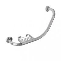 Поручень COLOMBO DESIGN HERMITAGE B3375 цвет хром — фото 3, Поручни для ванной