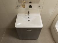 Раковина мебельная и на столешницу Adel 60 арт-4627173210225 — фото 2, Раковины встраиваемые сверху