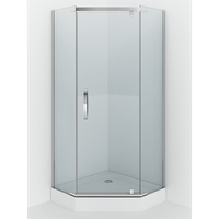 Душевой уголок ALEX BAITLER 2 серия AB215-90 прозрачное стекло — фото 1, Душевые перегородки