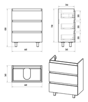 Тумба под раковину арт-VIC-07070-50-03Я — фото 5, Тумбы под раковину