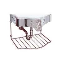 BELLA Консоль подвесная 55 см. с решеткой, хром 20713 — фото 1, Консоли для раковины