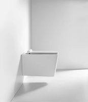 Унитаз VIOLA Aria Tornado подвесной безободковый белый со смывом торнадо Ceruttispa (525х365х320) CT10583 — фото 2, Подвесные унитазы