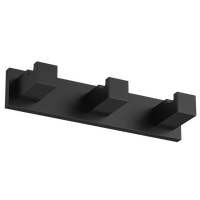 Крючок COLOMBO DESIGN LOOK LC37.NM тройной цвет черный матовый — фото 3, Крючки для полотенец