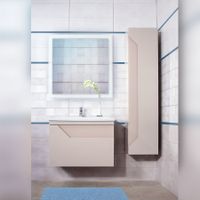 Комплект мебели для ванной Бриклаер БРАЙТОН 80B, бежевый — фото 1, Комплекты мебели для ванной