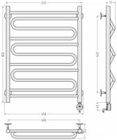 Товар: Полотенцесушитель электрический Стилье Формат 22 800х600 правый Матовый чёрный 31522-8060 - фото 4 Полотенцесушитель электрический Стилье Формат 22 800х600 правый Матовый чёрный 31522-8060 — фото 4, Электрические полотенцесушители
