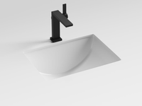 Раковина встраиваемая снизу Ceramicanova Era, с отверстием слива - перелива 460x348x213 мм, белый, арт.CN15002 — фото 2, Раковины встраиваемые снизу