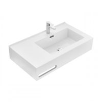 Товар: Раковина КВАДРО Про 80, правая 1A734331QA01R - фото 2 Раковина КВАДРО Про 80, правая 1A734331QA01R — фото 2, Раковины подвесные