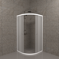 ДШ Вельвет 80*80 (2 места) арт-Щ0000064626 — фото 1, Душевые уголки четверть круга