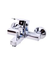 OneLife смеситель для ванны/душа однорычажный полимерный, хром арт-P06-100cr — фото 2, Смеситель для ванны