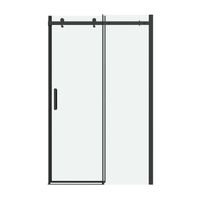 Товар: Дверь в нишу Grossman Classic 100.K33.04.160.21.00 (160х195) черный матовый,стекло прозрачное,раздвижная, 1 место - фото 1 Дверь в нишу Grossman Classic 100.K33.04.160.21.00 (160х195) черный матовый,стекло прозрачное,раздвижная, 1 место — фото 1, Раздвижные душевые двери