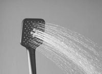 Душевая стойка Cube VSFS-1C1GM с изливом, вороненая сталь — фото 2, Душевые стойки