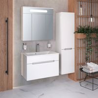 Тумба подвесная OLIVIA 80 /1 ящ/ AQUA DE MARCO 2080COLI/H — фото 7, Тумбы под раковину