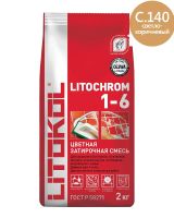 Затирочная смесь Litokol LITOCHROM 1-6 С.140 св.коричневая (2 кг) 93590003 — фото 1, Затирка для плитки