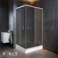 Ограждение VIVA90B N душевое Ceruttispa без поддона (90x90x195) — фото 395, Прямоугольные душевые уголки