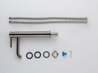 Товар: AQ1304BGM ЕВРОПА смеситель для раковины высокий 215, без донного клапана, оружейная сталь - фото 4 AQ1304BGM ЕВРОПА смеситель для раковины высокий 215, без донного клапана, оружейная сталь — фото 4, Смесители для раковины