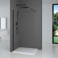 Ограждение VIVA90B N душевое Ceruttispa без поддона (90x90x195) — фото 175, Прямоугольные душевые уголки