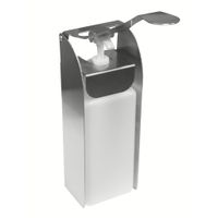 101109285 HOTEL Дозатор жидкого мыла рычажный сталь шлифованная BEMETA — фото 1, Дозаторы