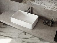 Раковина накладная Allen Brau Fantasy 55 белый глянец арт-4.11003.20 — фото 2, Раковины накладные