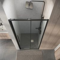 Товар: Дверь в нишу Niagara Nova NG-34-9AGR (90х195) раздвижная,графит,стекло прозрачное,1 место - фото 6 Дверь в нишу Niagara Nova NG-34-9AGR (90х195) раздвижная,графит,стекло прозрачное,1 место — фото 6, Раздвижные душевые двери