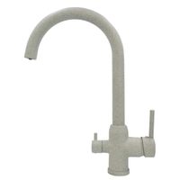 Товар: NAPOLI Смеситель д/кухни совмещенный с краном для питьевой воды, серый камень 32667 - фото 2 NAPOLI Смеситель д/кухни совмещенный с краном для питьевой воды, серый камень 32667 — фото 2, Смесители для кухни