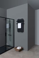 Товар: Полотенцесушитель электрический Allen Brau Infinity 80x44 с рейлингом 2.0 и креплением, черный матовый 00325636 - фото 2 Полотенцесушитель электрический Allen Brau Infinity 80x44 с рейлингом 2.0 и креплением, черный матовый 00325636 — фото 2, Электрические полотенцесушители