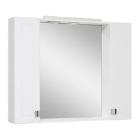 Товар: Зеркальный шкаф OSTIN 100 /AQUA DE MARCO 1100WCOST - фото 2 Зеркальный шкаф OSTIN 100 /AQUA DE MARCO 1100WCOST — фото 2, Зеркальные шкафы в ванную