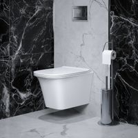 Унитаз подвесной Grossman Classic GR-4463S (490х335х350) безободковый,белый с тонкой крышкой,микролифт,1 место — фото 4, Подвесные унитазы