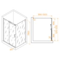 Душевой уголок RGW TO-44 (TO-14 + Z-050-2) 1200x1000 02074420-11 — фото 1, Душевые уголки