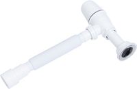 Сифон для раковины Aquanet с выпуском d40/50, белый 00342064 — фото 3, Сифоны для раковины