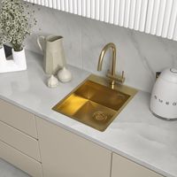 Товар: Кухонная мойка Reflexion Iseo RX2250GD брашированное золото - фото 220 Кухонная мойка Reflexion Iseo RX2250GD брашированное золото — фото 220, Кухонные мойки