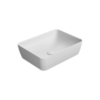 раковина накладная NUBES 50x38 без перелива белый матовый арт-903709 — фото 2, Раковины накладные