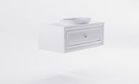 Товар: Тумба Шарм 90см 1ящ белый матовый, раковина Шарм бел глянец и столешницей Solid бел матовый арт-4631177715112 - фото 4 Тумба Шарм 90см 1ящ белый матовый, раковина Шарм бел глянец и столешницей Solid бел матовый арт-4631177715112 — фото 4, Тумбы с раковиной
