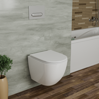 Товар: Унитаз подвесной безободковый D&K Matrix , белый арт-DT1396016 - фото 2 Унитаз подвесной безободковый D&K Matrix , белый арт-DT1396016 — фото 2, Подвесные унитазы