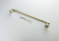 Товар: AQ4214BG ОБЕРОН полотенцедержатель 600 мм, шлиф. золото - фото 2 AQ4214BG ОБЕРОН полотенцедержатель 600 мм, шлиф. золото — фото 2, Полотенцедержатели