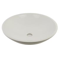 ARENA Раковина накладная круглая D46 см, белая, ГЛЯНЦЕВАЯ 31564 — фото 1, Раковины накладные