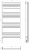 Полотенцесушитель электрический Сунержа Богема 3.1 прямая 1200х600 МЭМ левый Без покрытия арт-00-6004-1260 — фото 3, Электрические полотенцесушители