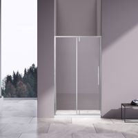 Товар: Душевая дверь Slim-N VDP-4SN100CL, хром, стекло прозрачное - фото 3 Душевая дверь Slim-N VDP-4SN100CL, хром, стекло прозрачное — фото 3, Душевые двери в нишу