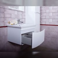 Тумба под раковину подвесная Бриклаер ВЕГА белый , 60 см арт-4627125414053 — фото 5, Тумбы с раковиной