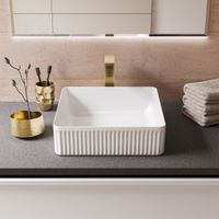 Раковина Grossman GR-3061 (400х400х120) белая,1 место — фото 2, Раковины накладные