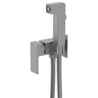 Товар: Гигиенический душ Azario Graves со смесителем, керамический картридж, скрытый монтаж, шланг 150 см, графит арт-AZ-KFX03GR - фото 3 Гигиенический душ Azario Graves со смесителем, керамический картридж, скрытый монтаж, шланг 150 см, графит арт-AZ-KFX03GR — фото 3, Гигиенические души