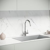 Смеситель для кухни SANCOS Taper с возможностью подключения фильтра для воды, цвет брашированный никель, арт. арт-SC4012BN — фото 3, Смесители для кухни