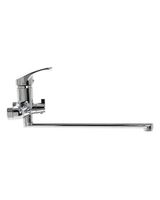 OneLife смеситель для ванны однорычажный полимерный универсальный, хром арт-P01-211cr — фото 3, Смеситель для ванны