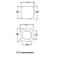 Сиденье с крышкой GLOBO STONE с микролифтом цвет белый арт-ST024BI — фото 2, Сиденья для унитаза